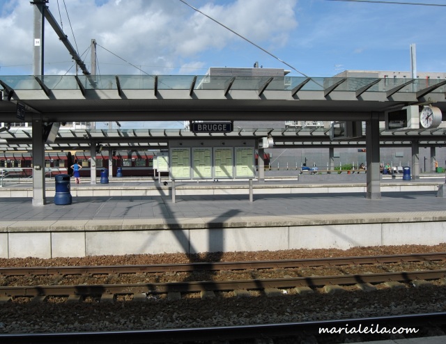 Bruges train station.